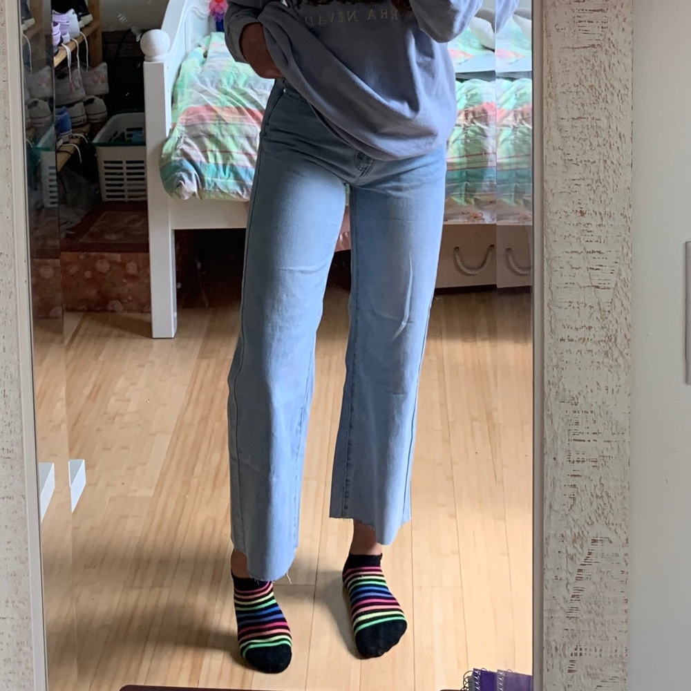Princess Polly Cece Hammer Wide Leg Jeans